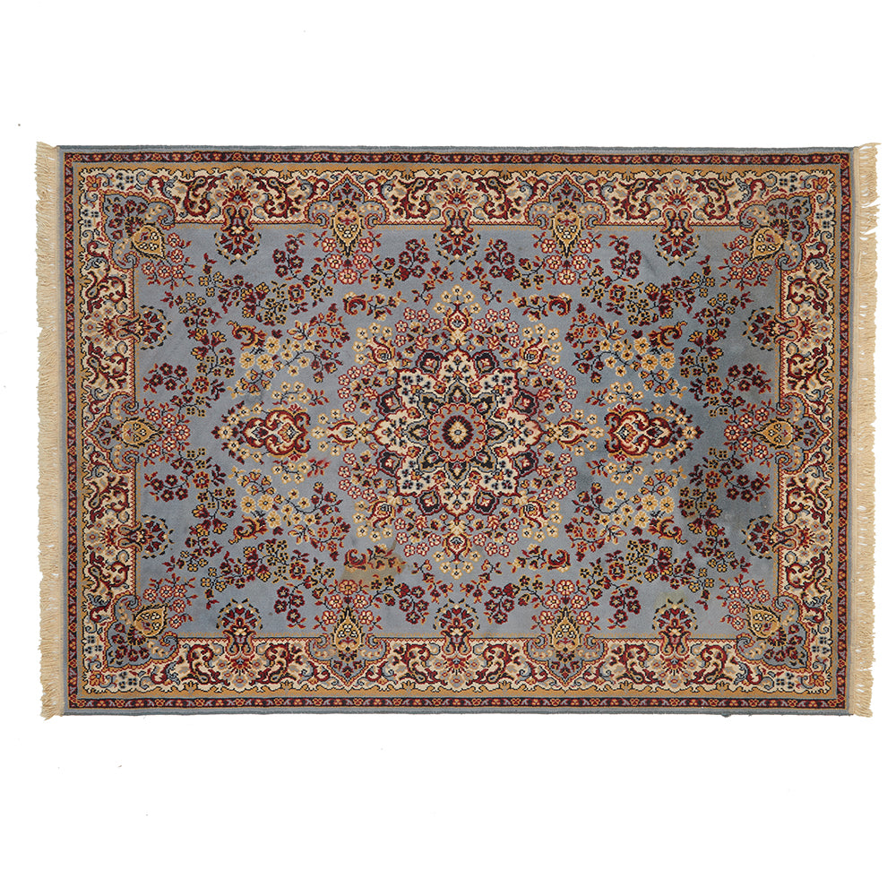 Blue & Tan Persian Rug