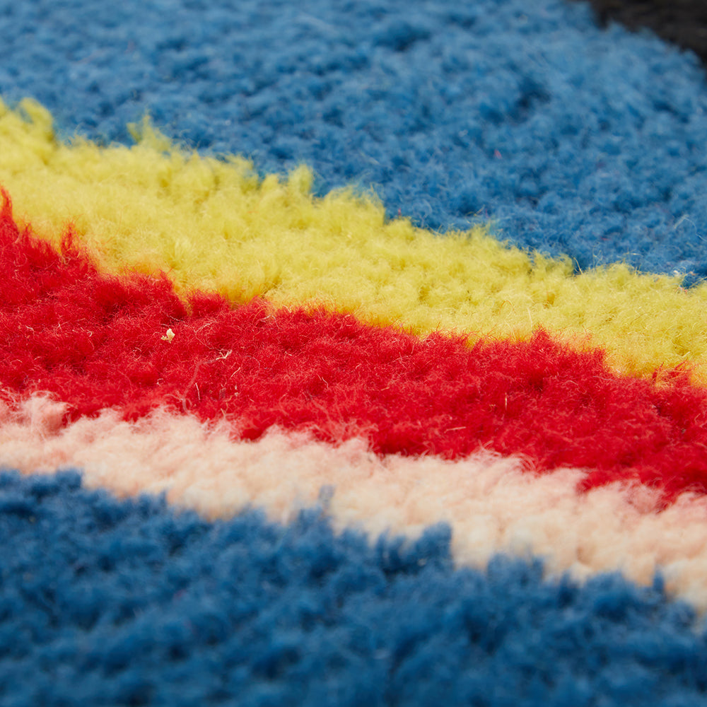 Plush Colorful Diamonds Rug