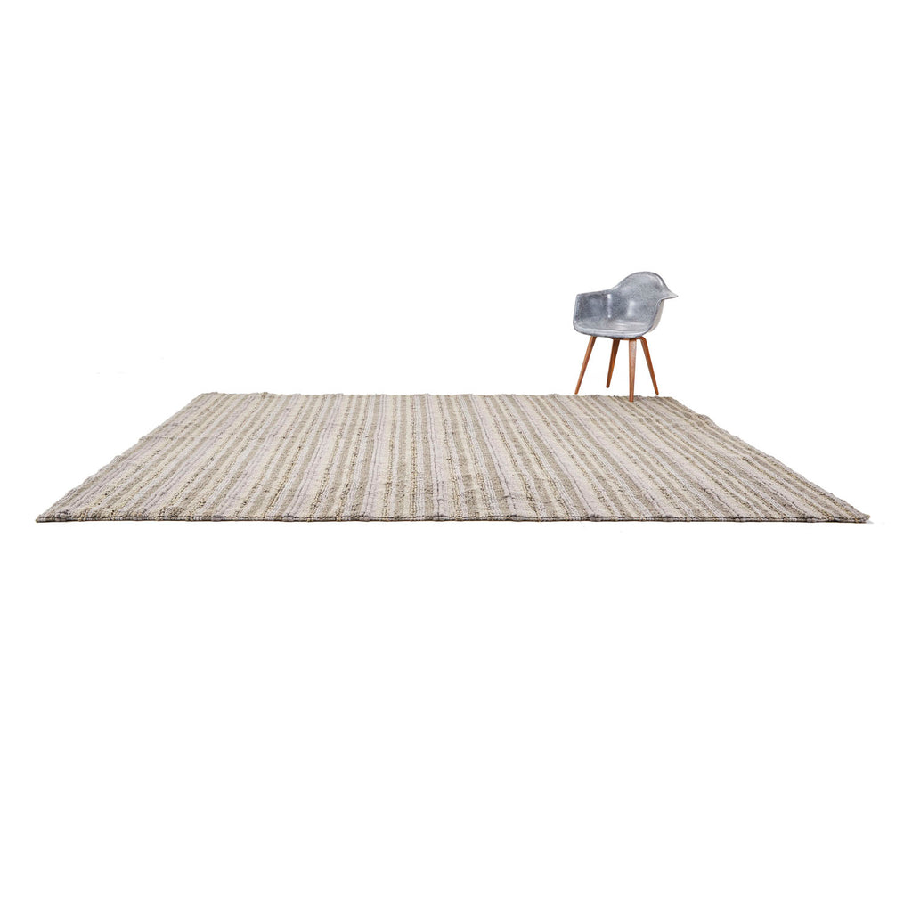 Neutral Stripe Contemporary Rug