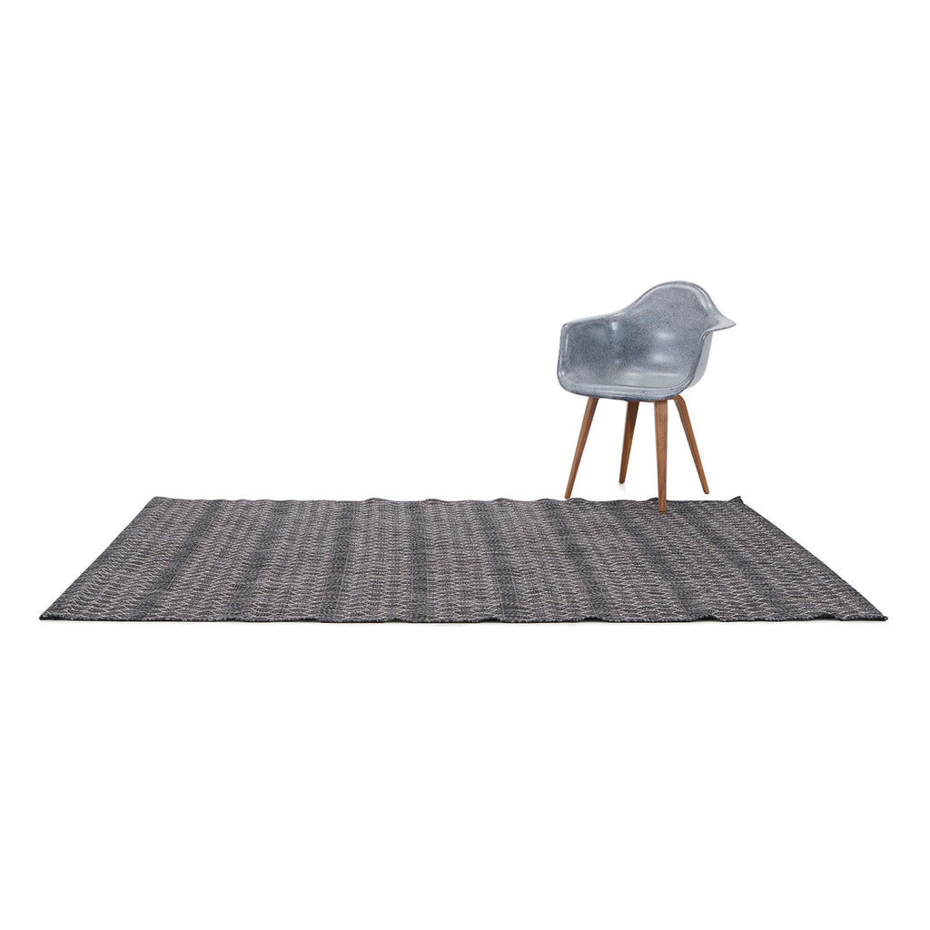 Chainlink Pattern Woven Rug