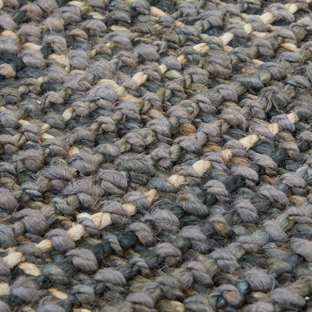 Slate Blue and Grey Tones Woven Rug