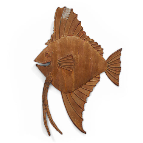 Wood Fish Wall Sculpture