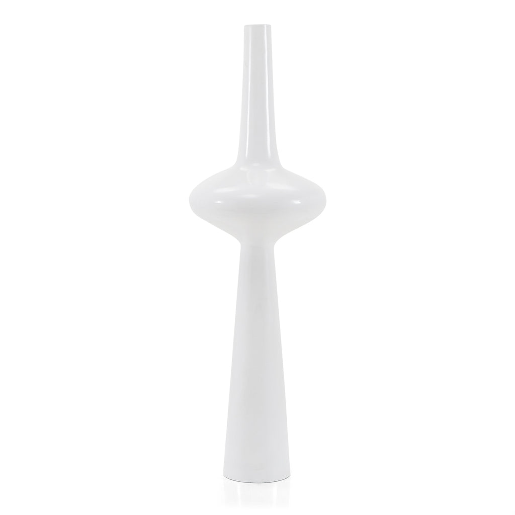 White Vase Sculpture