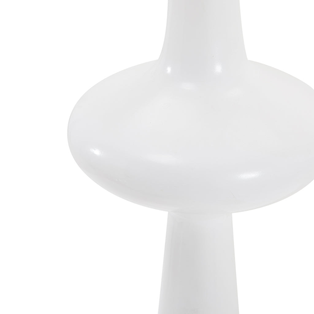 White Vase Sculpture