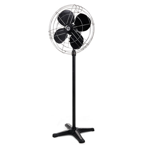 Black Vintage R&M Floor Fan