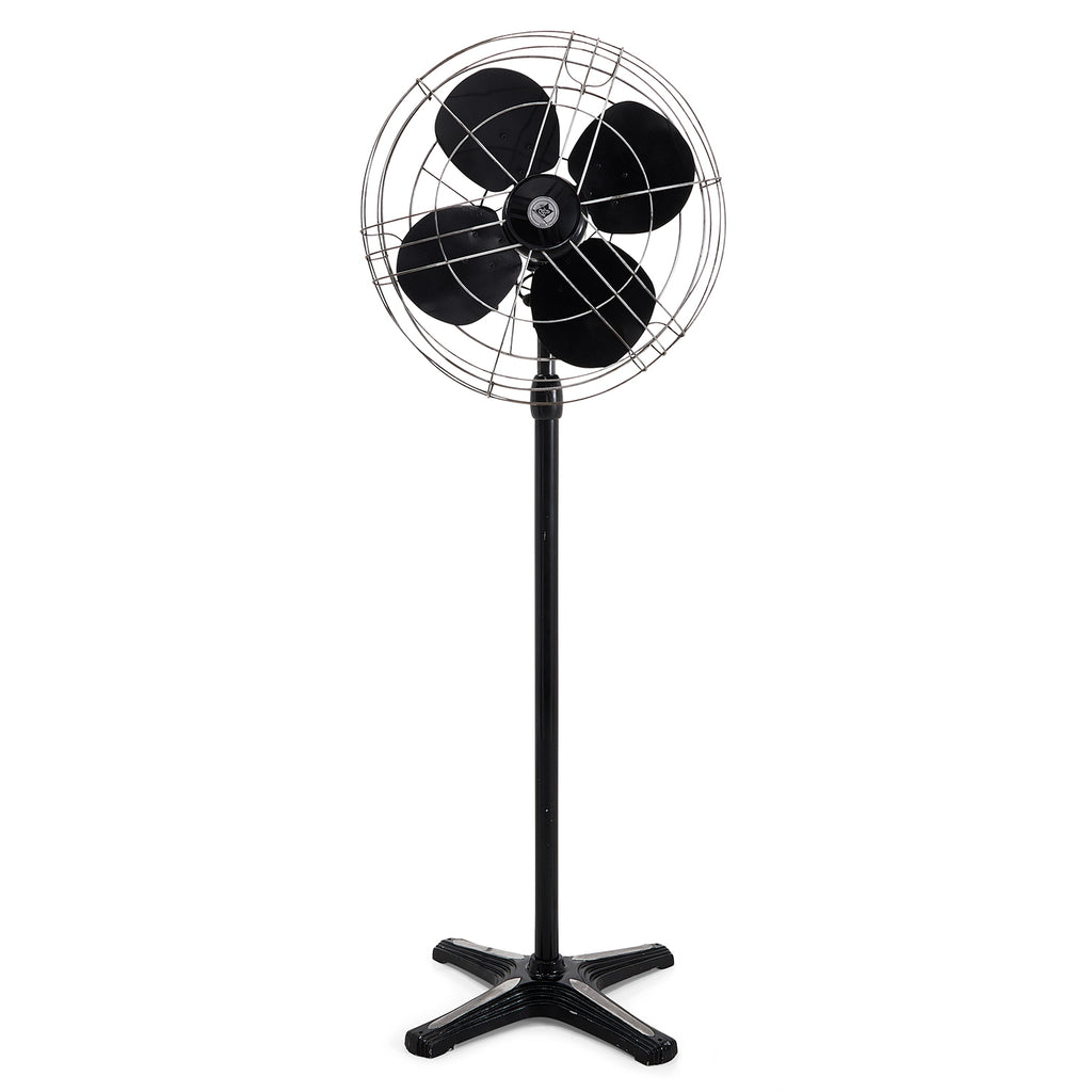 Black Vintage R&M Floor Fan