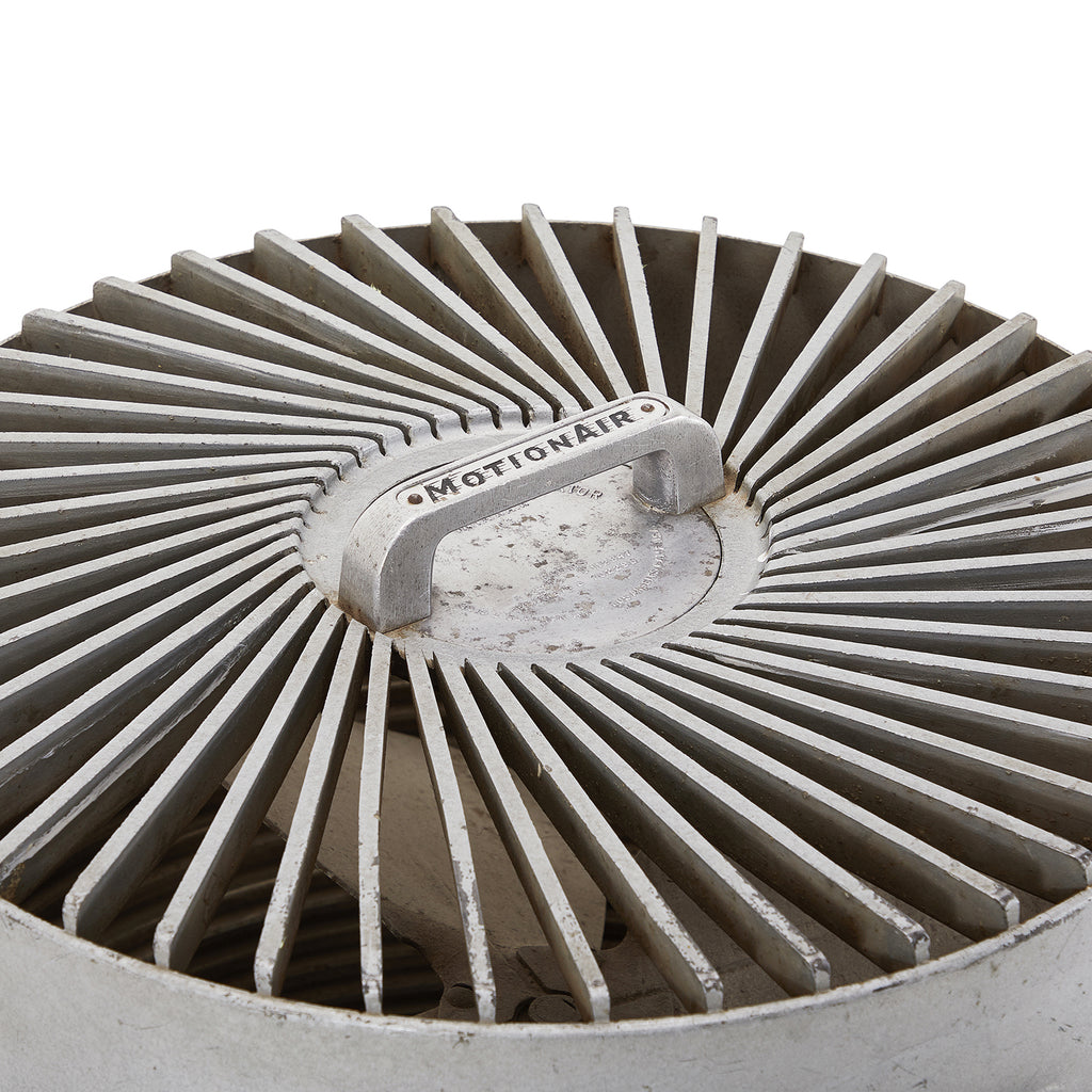 Silver Metal Motion Air Fan