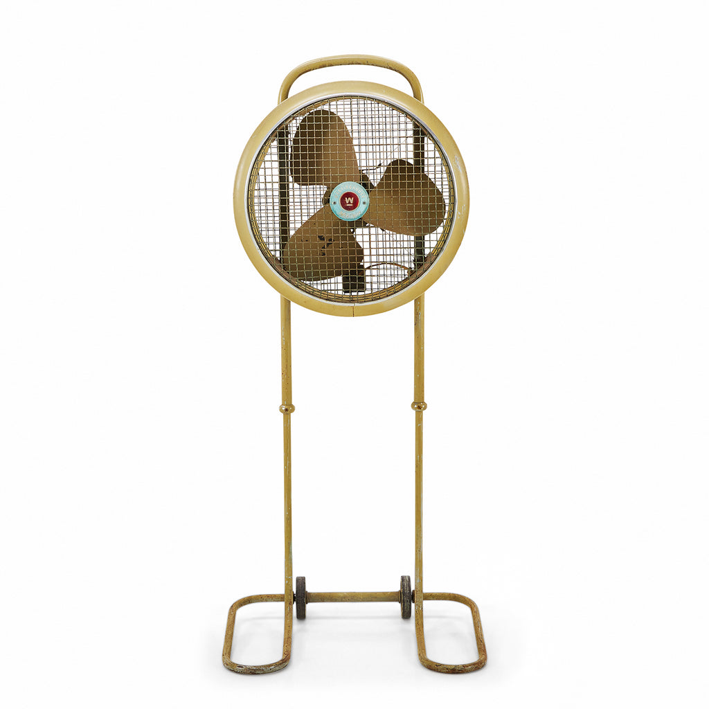 Vintage Tan Westinghouse Standing Fan