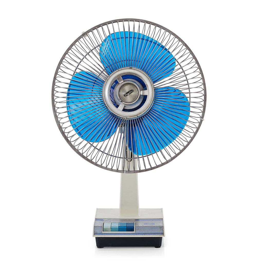 Sapphire Blue Oscillating Fan