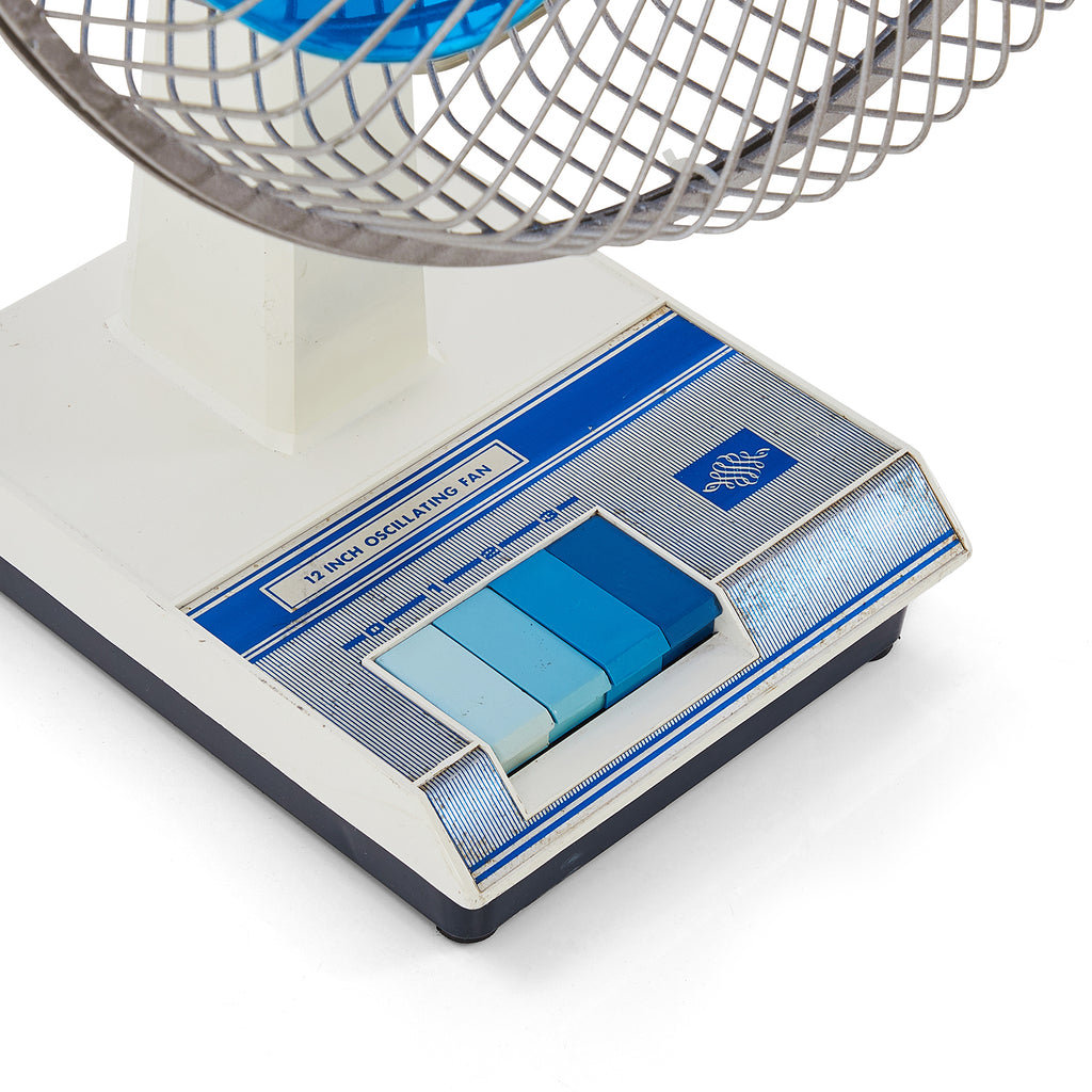 Sapphire Blue Oscillating Fan