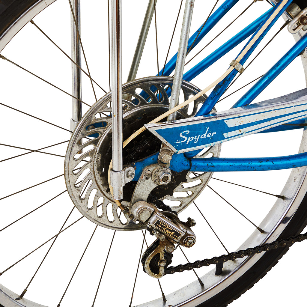 Blue & Yellow Gradient Sears "Screamer 5" Speed Bike