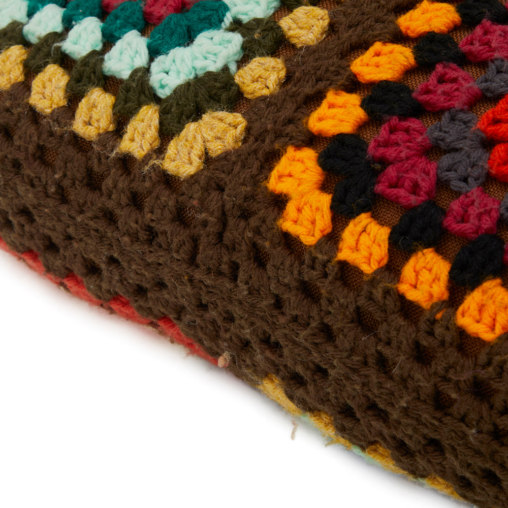 Multicolor Afghan Squares Pillow