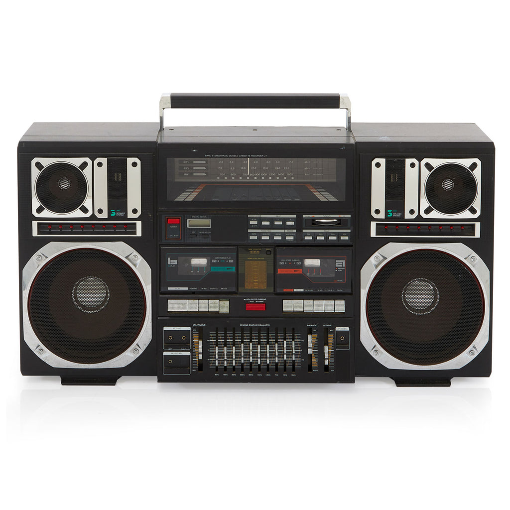Huge Black Tecsonic Boombox