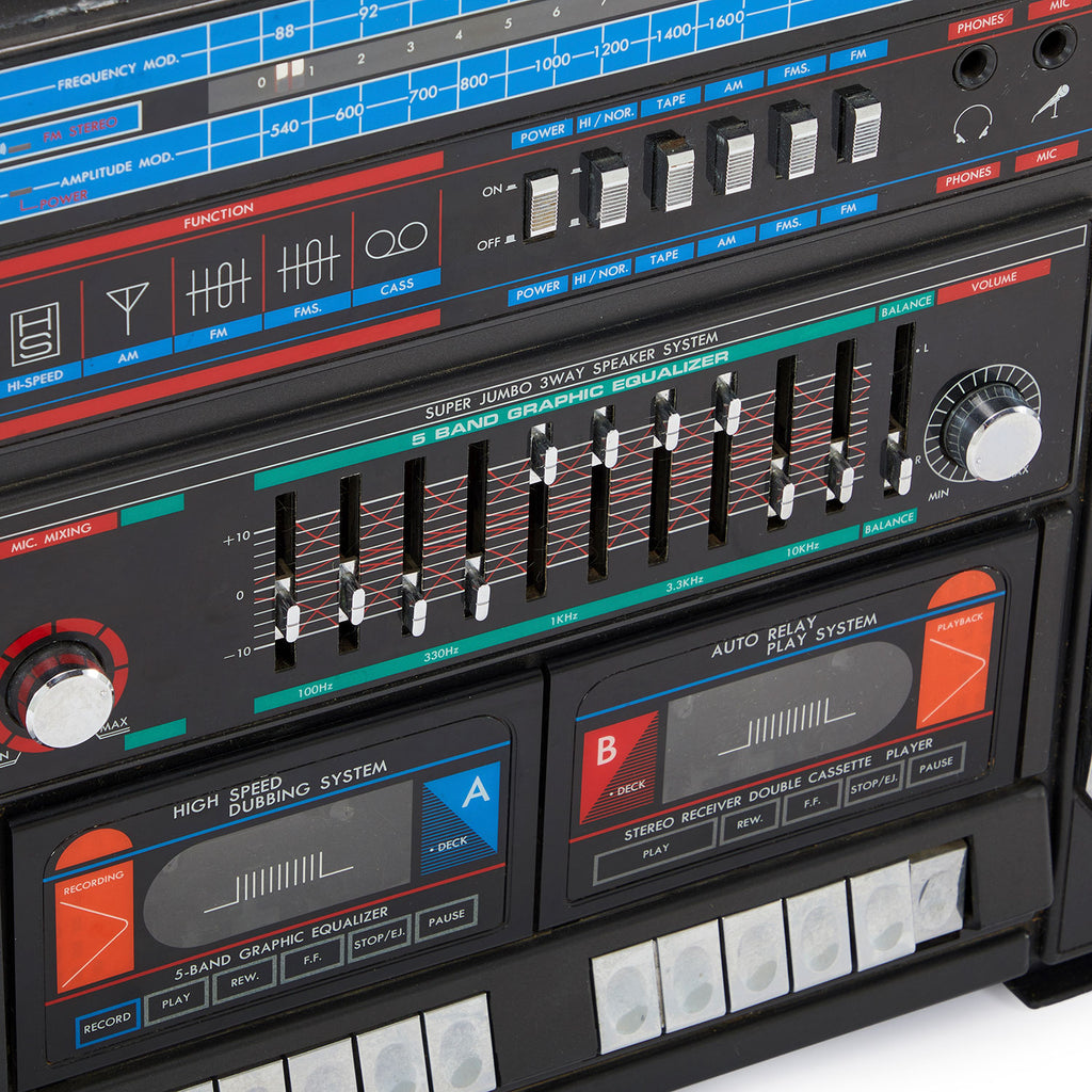 Large Black Boombox - Electrobrand