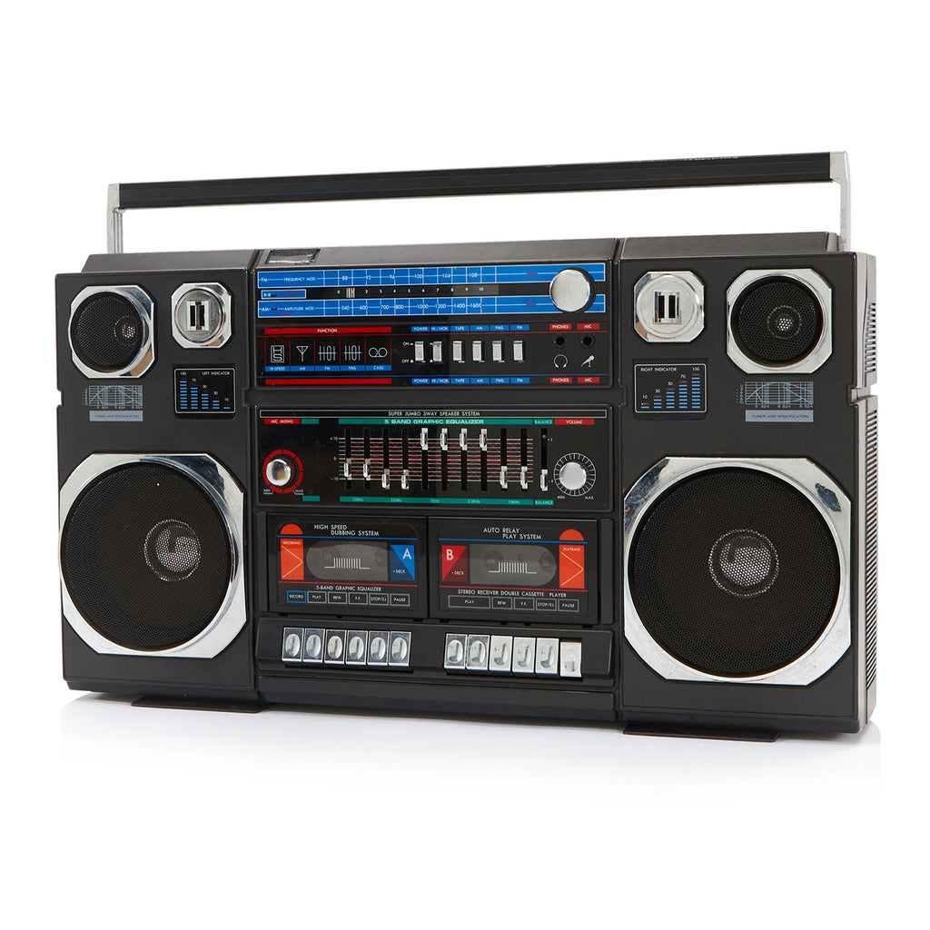 Large Black Boombox - Electrobrand