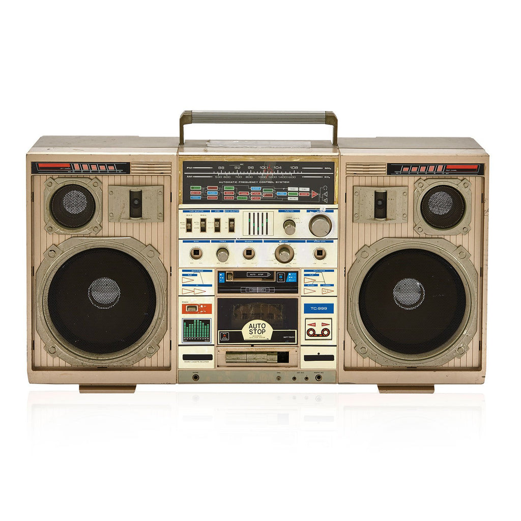 Large Tan Conion Boombox