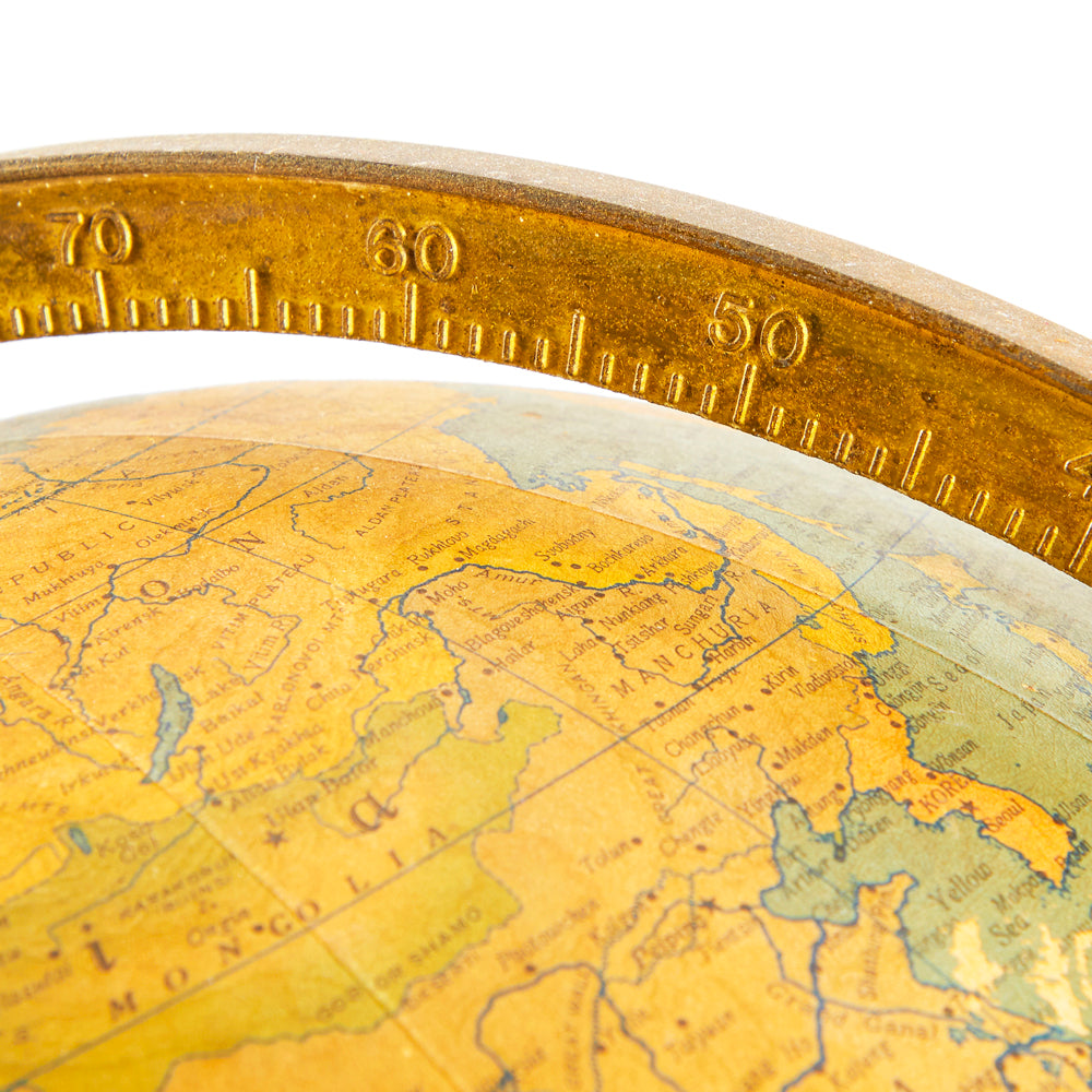 Wood Floor Stand Vintage Globe