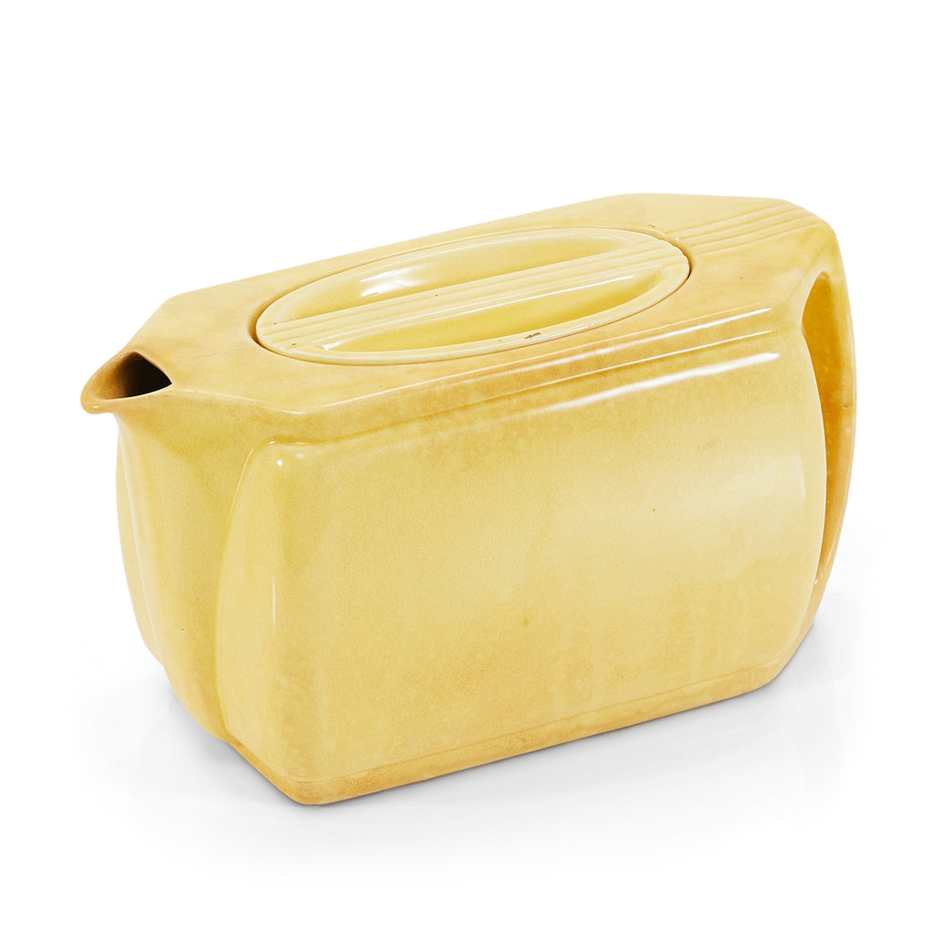 Yellow Ceramic Pitcher