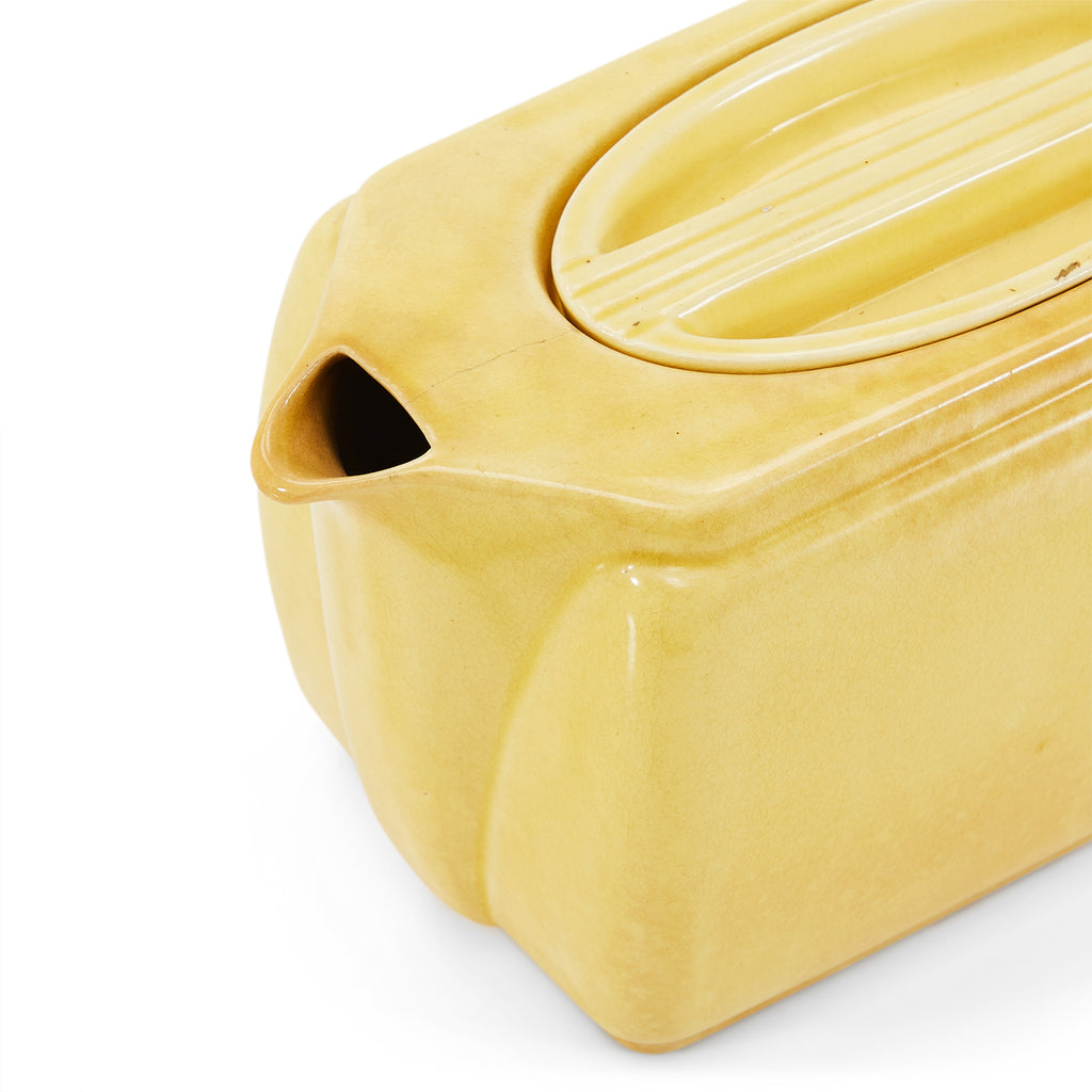Yellow Ceramic Pitcher