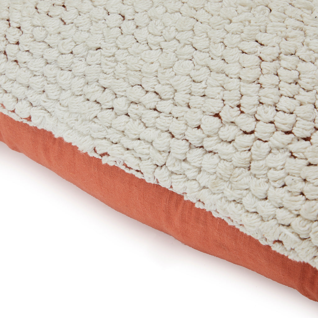 Blush Pink, Cream & Tan Semi Circles Pillow