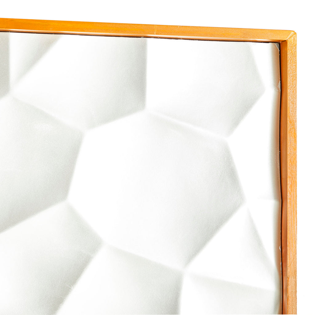 White Geometric Room Divider