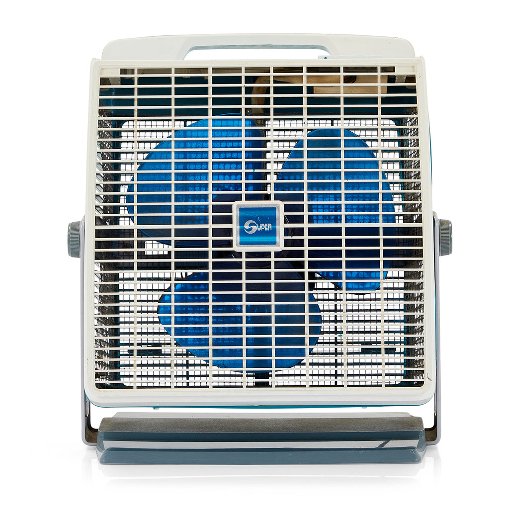 Blue "Super" Square Fan