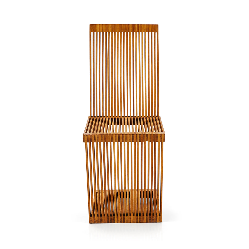 Wood Zig-Zag Side Chair
