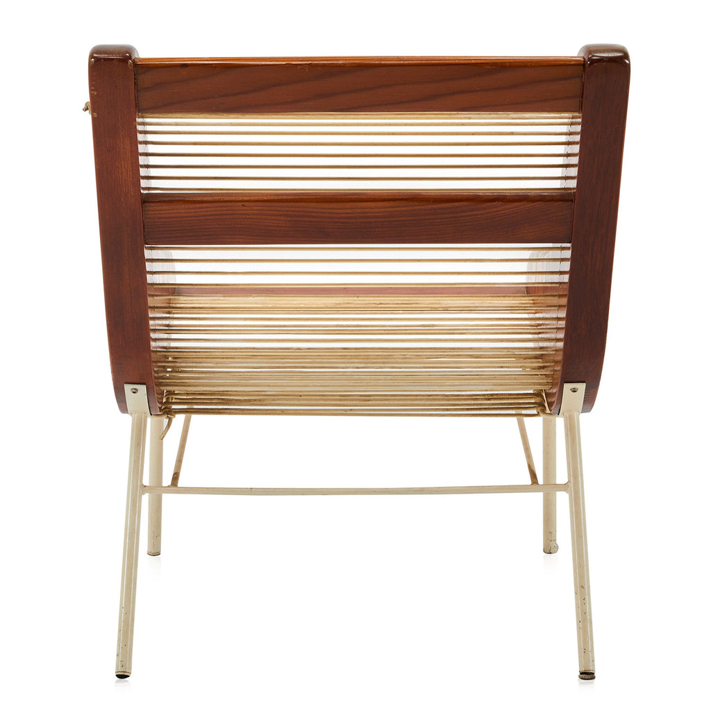 Mahogany Wood Strung Outdoor Chair