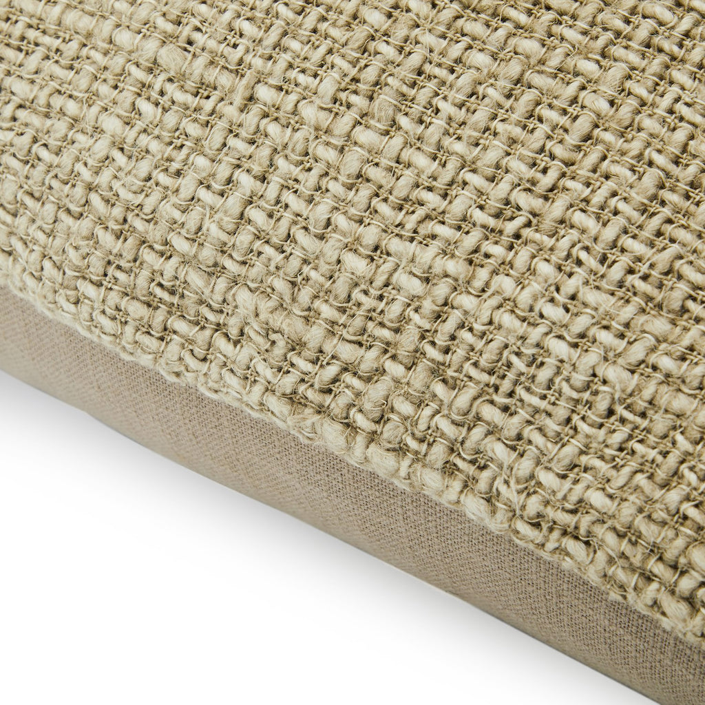Natural Tan Woven Pillow