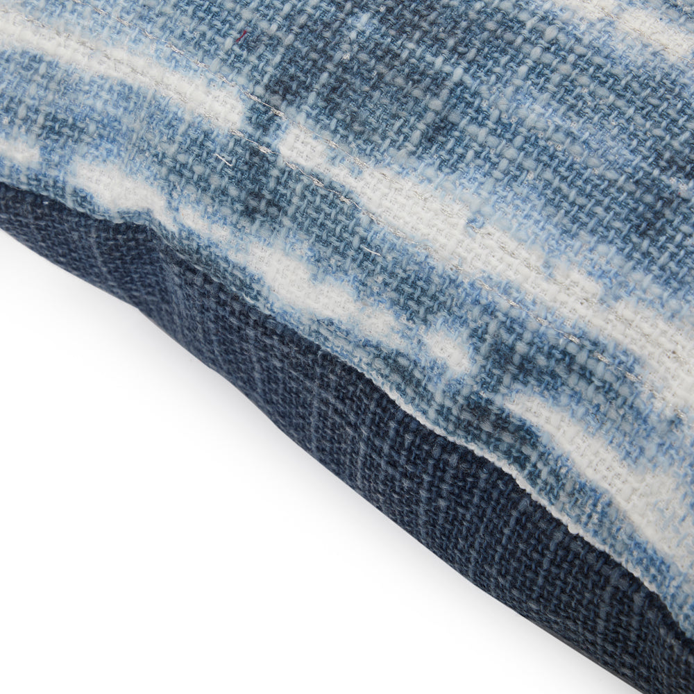 Large Indigo Dyed Lumbar Pillow