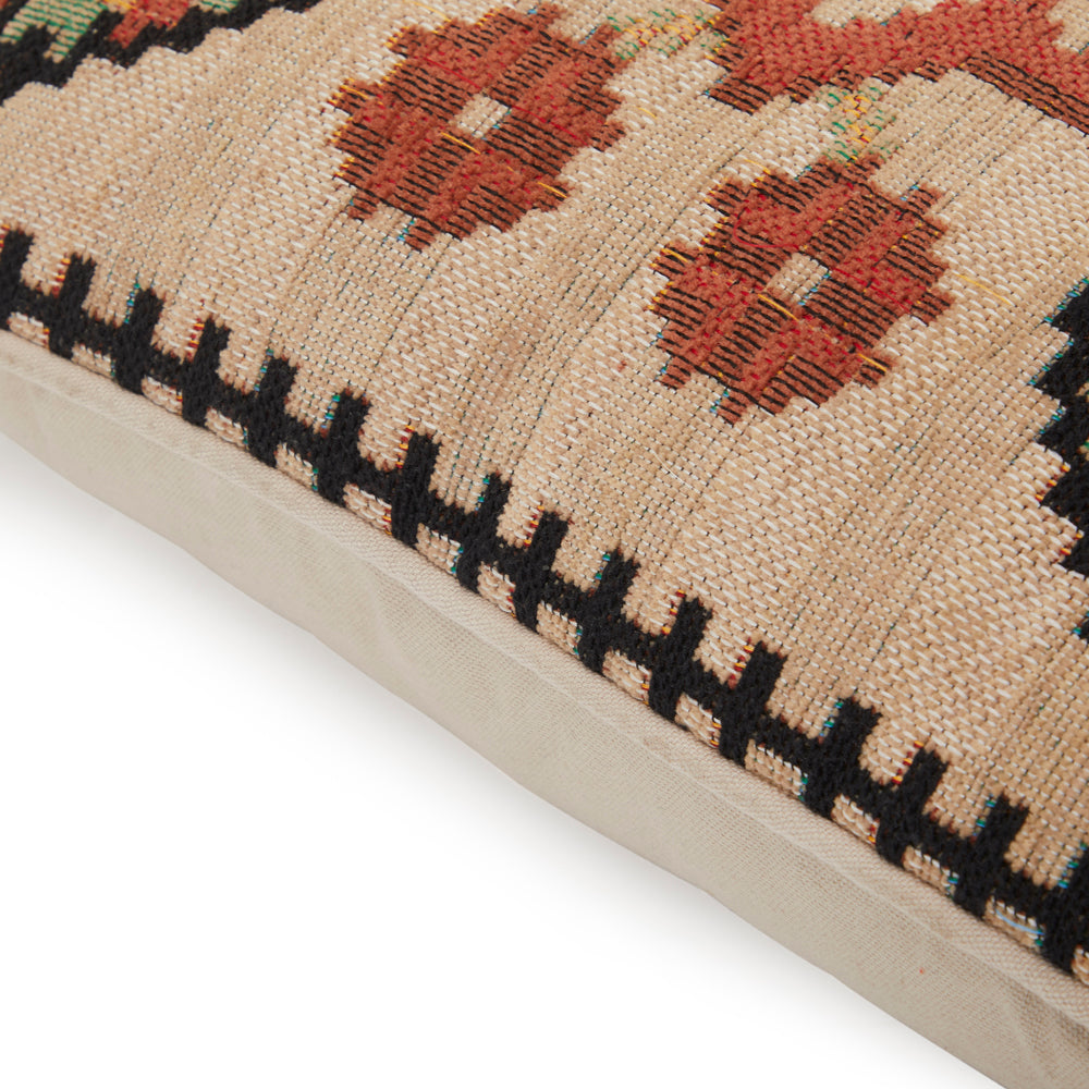 Tan Turkish Pattern Pillow