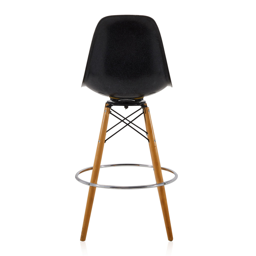 Shell Dowel Bar Stool with Swivel Base