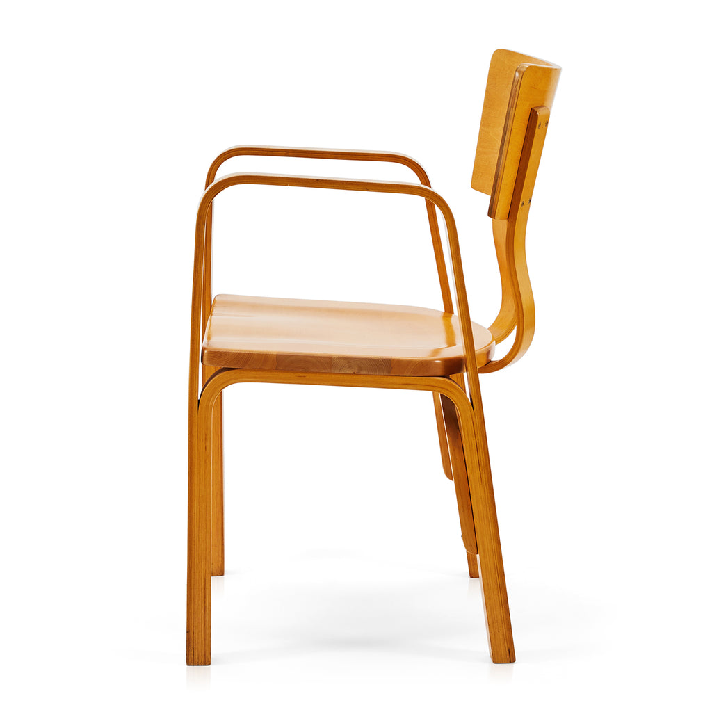 Wood Thonet Natural Arm Chair
