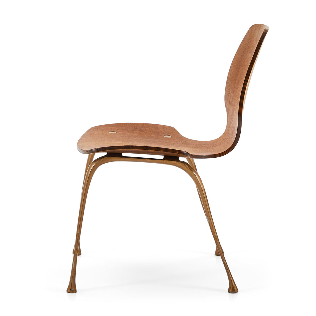 Wood Plycraft Mid Century Dining Chair