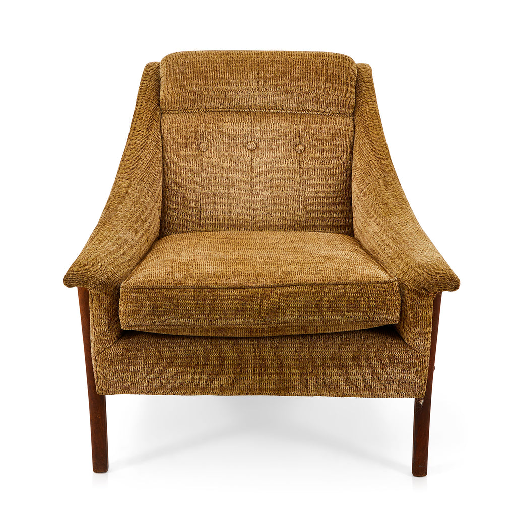 Tan Danish Modern Armchair