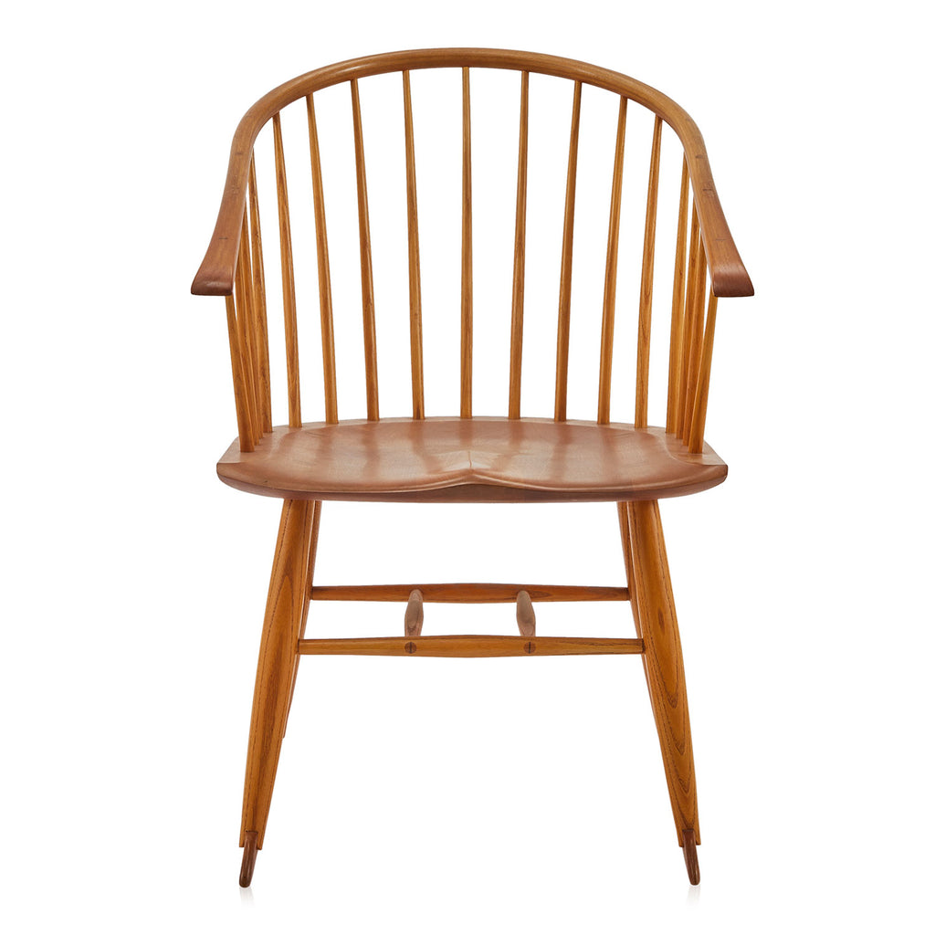Wood Spindle Back Dining Chair