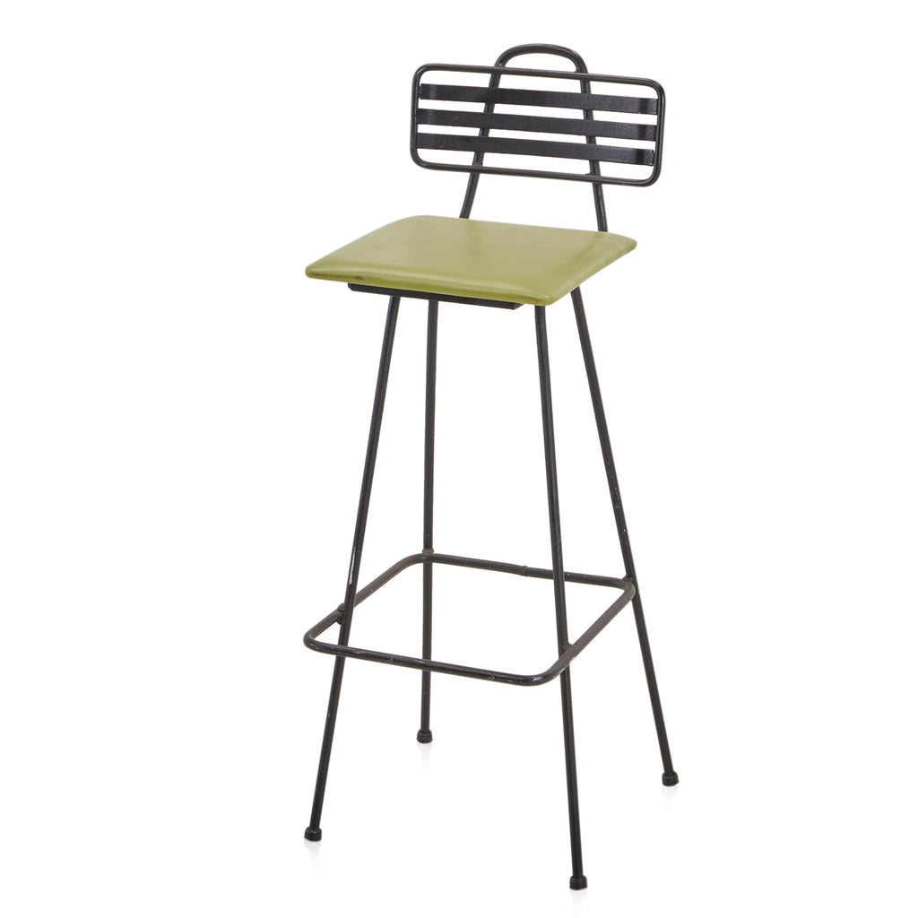 Green and Black Metal Barstool