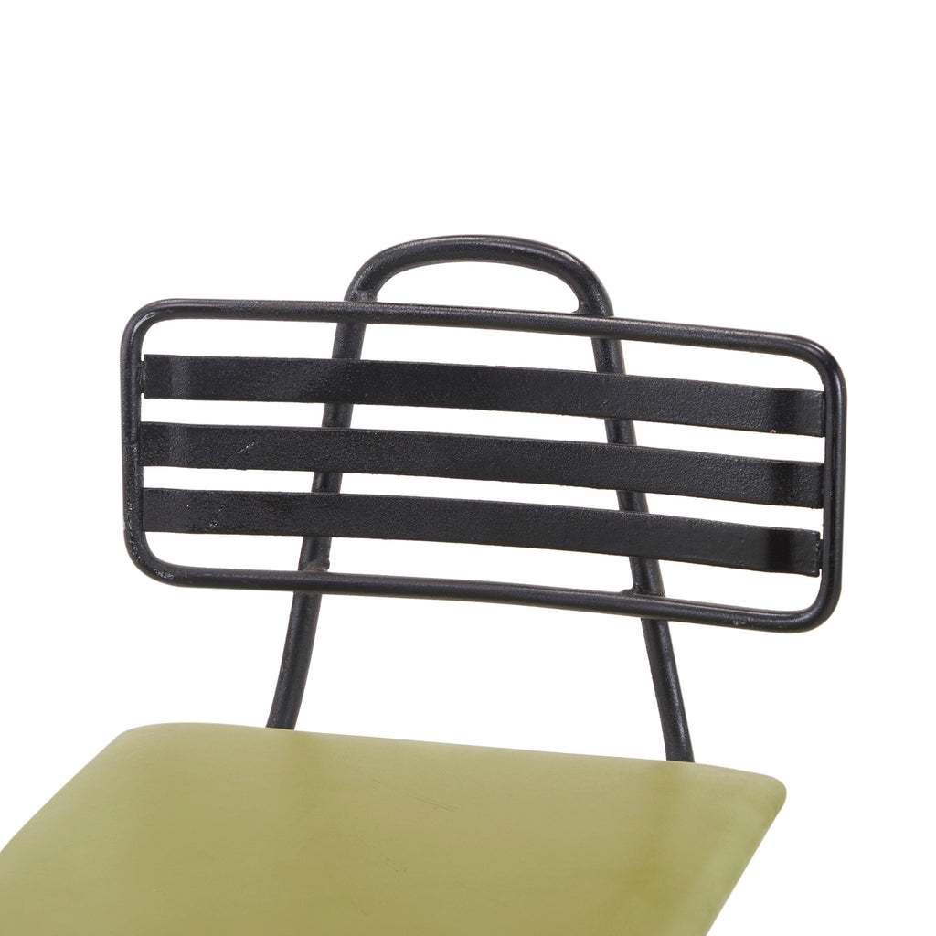 Green and Black Metal Barstool
