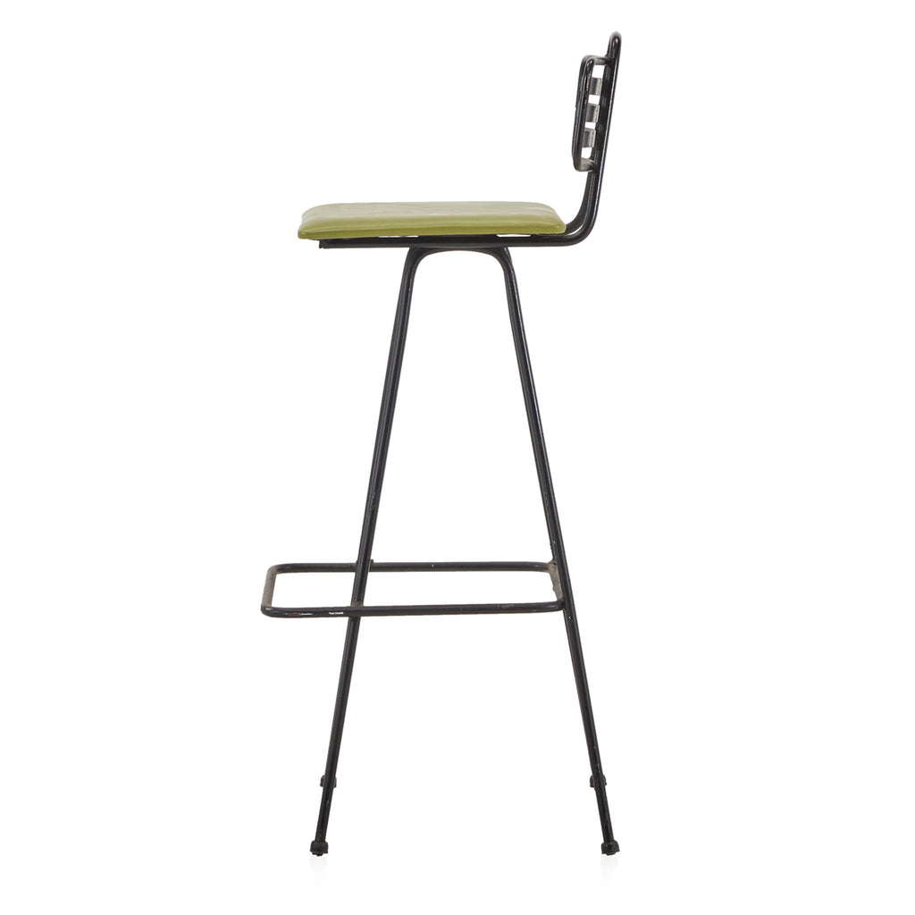 Green and Black Metal Barstool