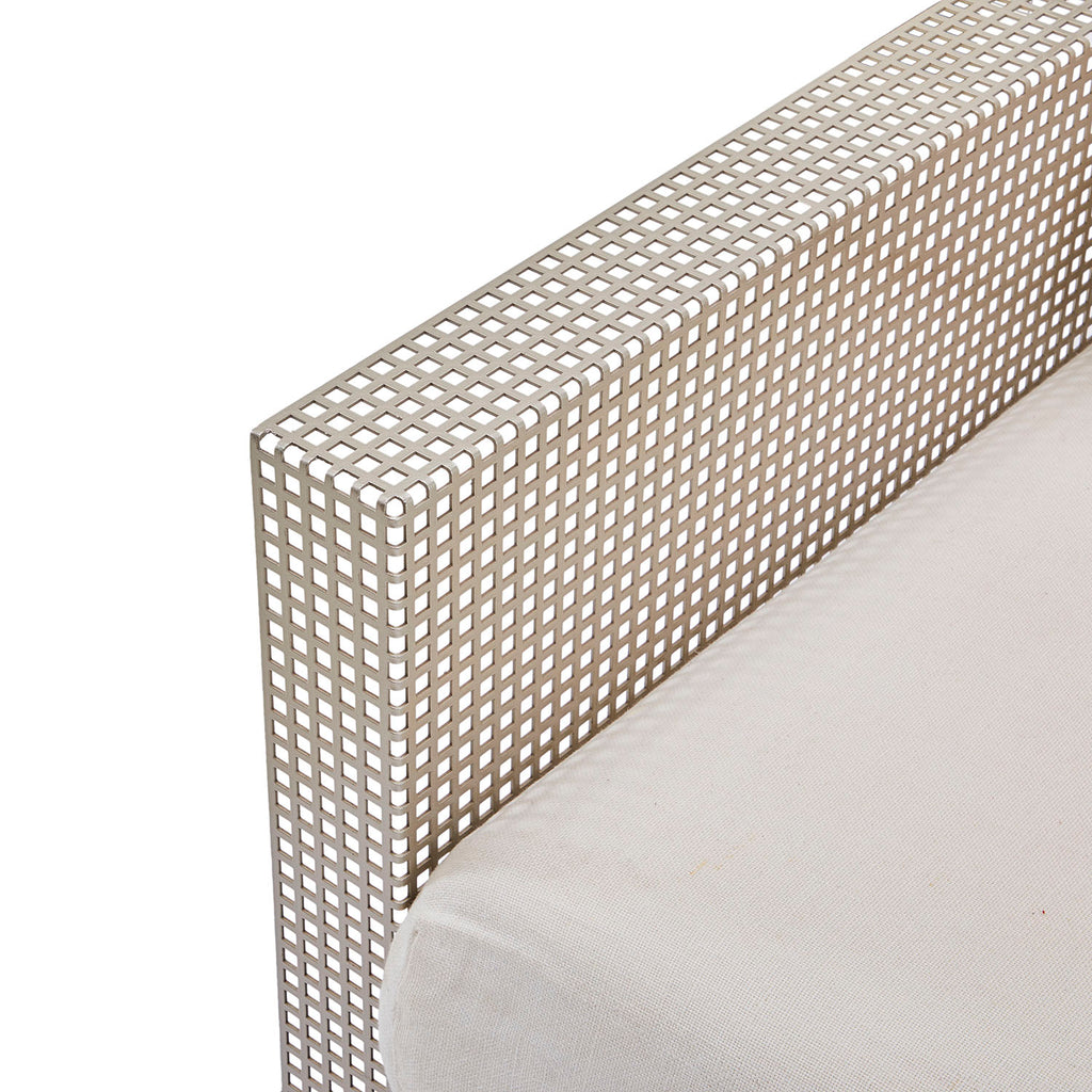 Heavy Perforated Steel Lounge Chair