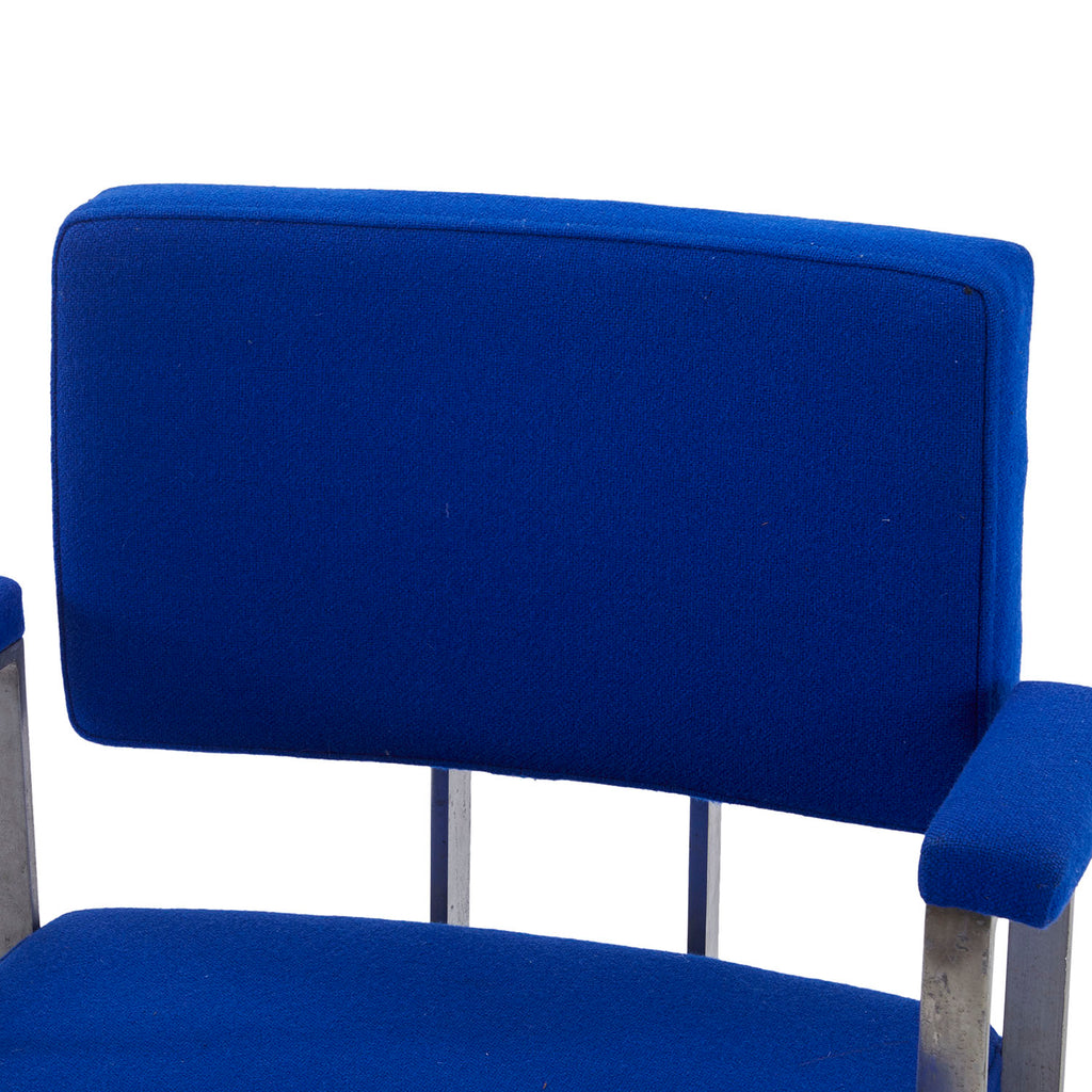 Blue Square Rolling Office Chair