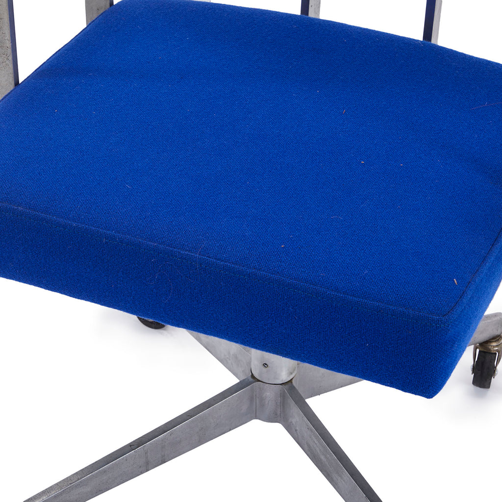 Blue Square Rolling Office Chair
