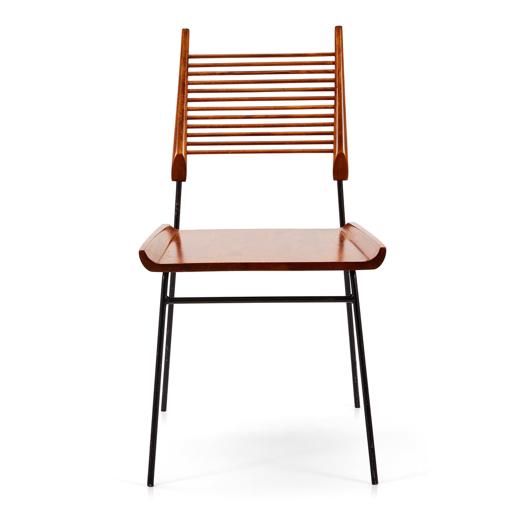 Wood Ladder Back Shovel Modern Side Chair