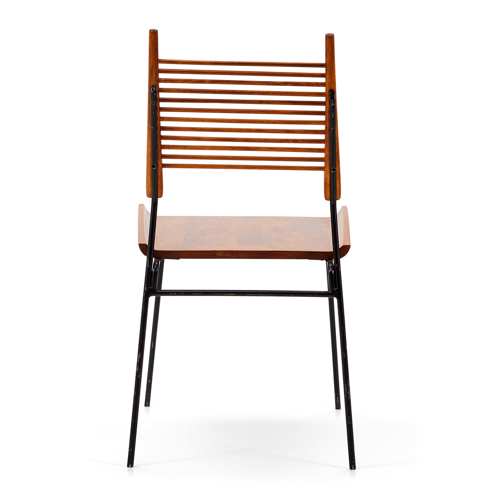 Wood Ladder Back Shovel Modern Side Chair
