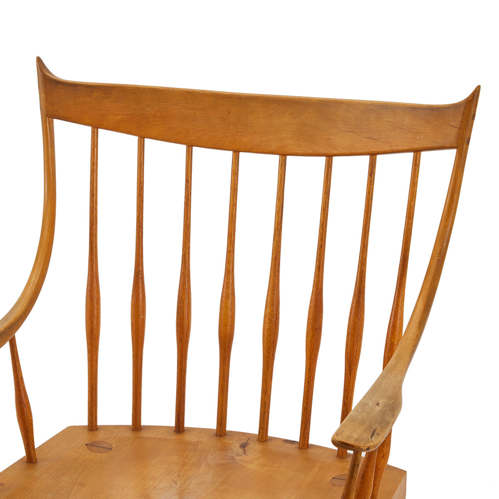 Wood Windsor Dining Arm Chair