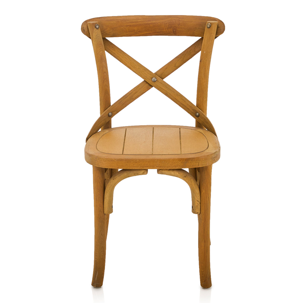 Wood Vintage Cross Back Chair