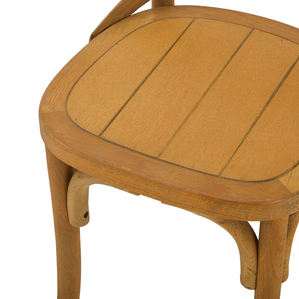 Wood Vintage Cross Back Chair
