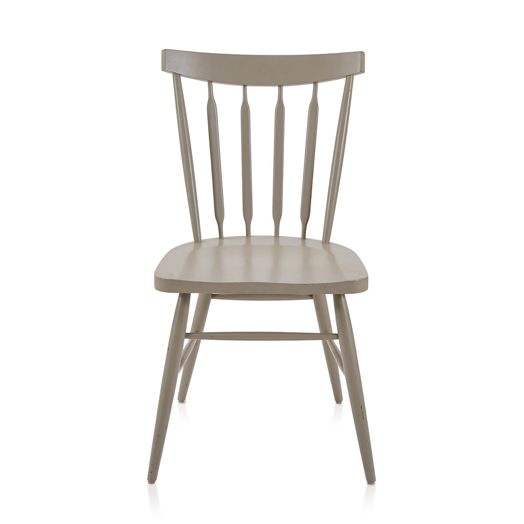 Grey Spindle Back Dining Chair