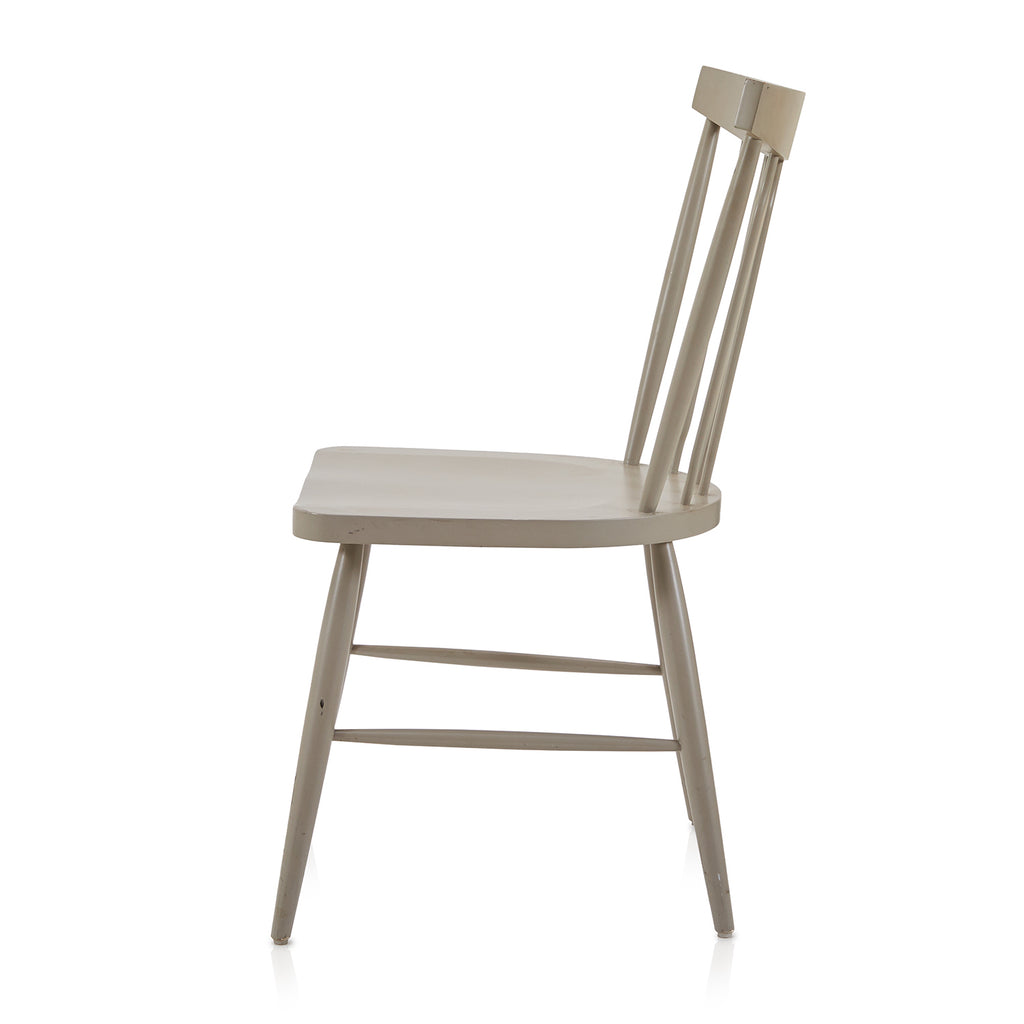 Grey Spindle Back Dining Chair