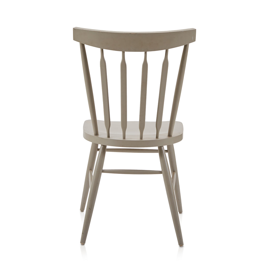 Grey Spindle Back Dining Chair